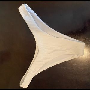 SHEIN white bikini bottoms